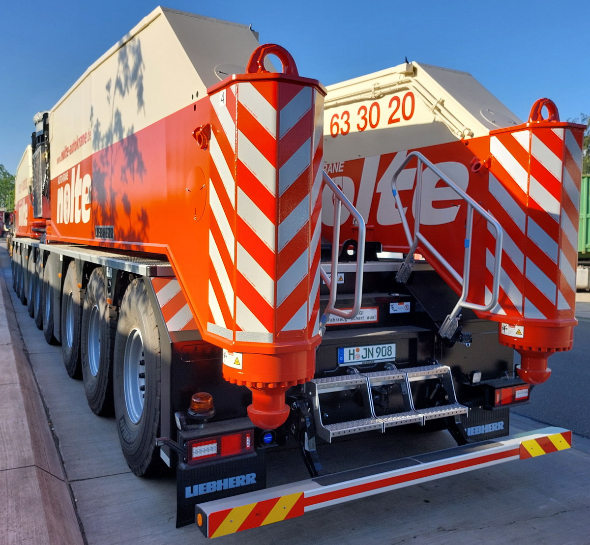 Autos Kran Liebherr Lg 1800 10 Von Nolte Auf Der