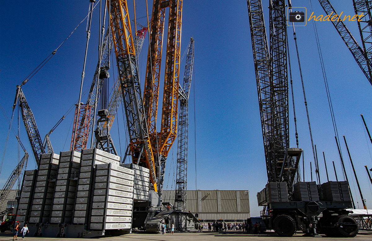 some big impressions from the Liebherr customer days 2018 (LR 13000 backside)