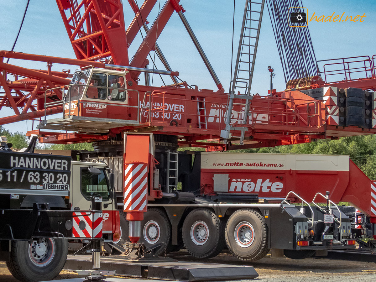 Nolte (Hannover, Germany) preparing the Liebherr LG 1750 for the next job (part 4)