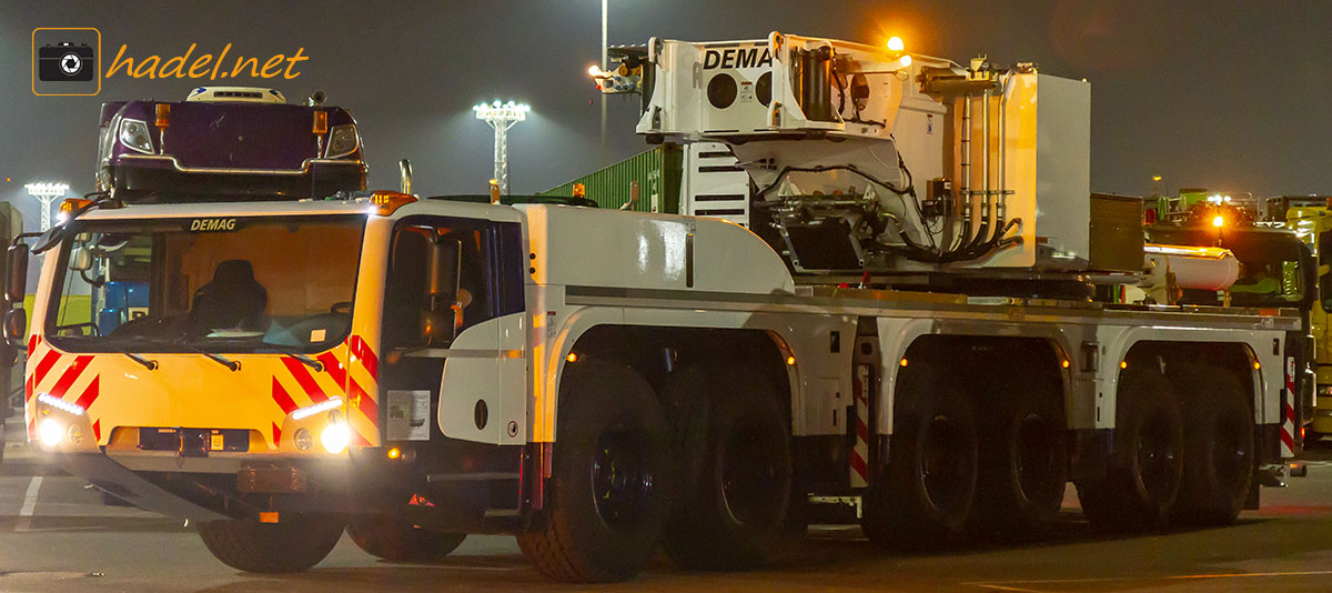 Demag AC 300-6 / SN: 85410 leaving Germany